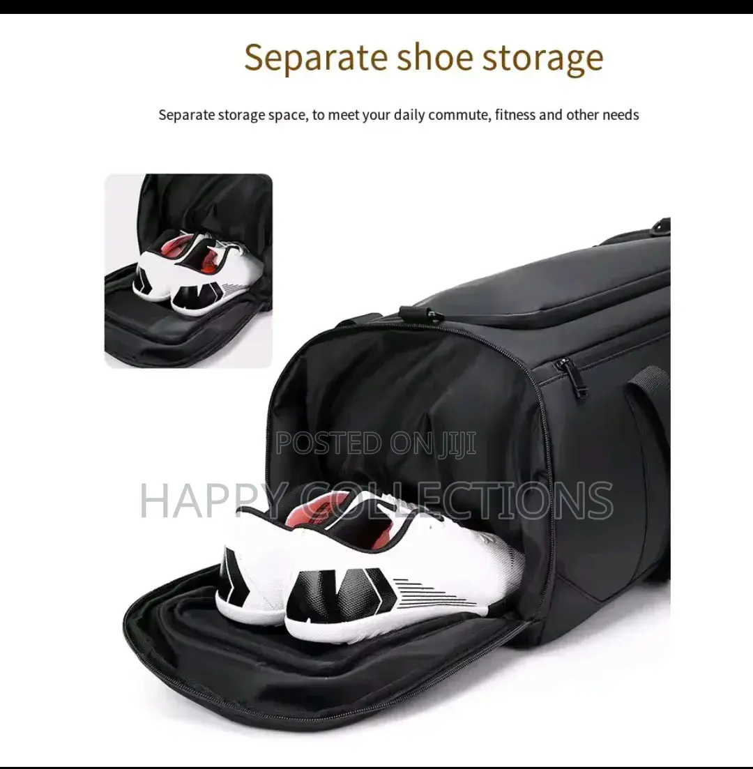 Polished Durable Stylish Duffle Bag With Separate Shoe Compartment