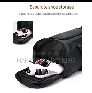 Polished Durable Stylish Duffle Bag With Separate Shoe Compartment