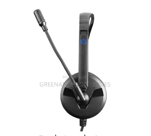 HP DHE-8009 Stereo Headphones 40mm Diameter Noise-Cancelling Mic