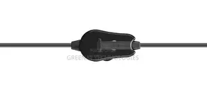 HP DHE-8009 Stereo Headphones 40mm Diameter Noise-Cancelling Mic