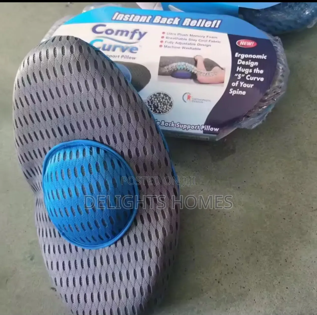 Comfy Curve Back Support Pillow_car