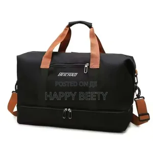 2in1 Compartment Duffle Bags 
Available With 
Shoe Bottom Compartment