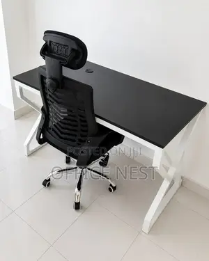 Modern Office Desk Ergonomic Mesh Chair Set