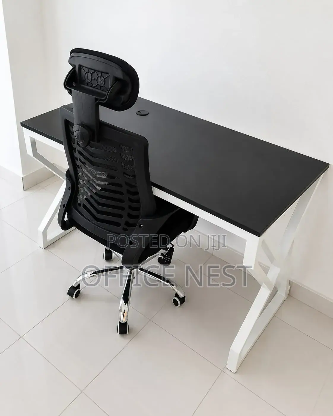 Modern Office Desk Ergonomic Mesh Chair Set