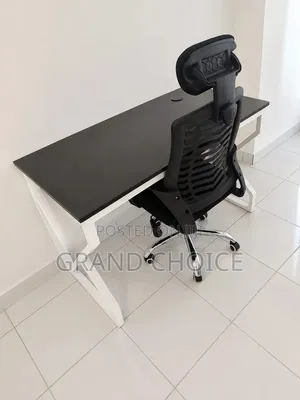 Modern Office Desk Ergonomic Mesh Chair Set