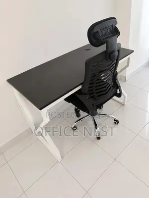Modern Office Desk Ergonomic Mesh Chair Set