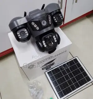 V380 Triple Lens Solar 3lens CCTV 4g/WiFi Security Camera