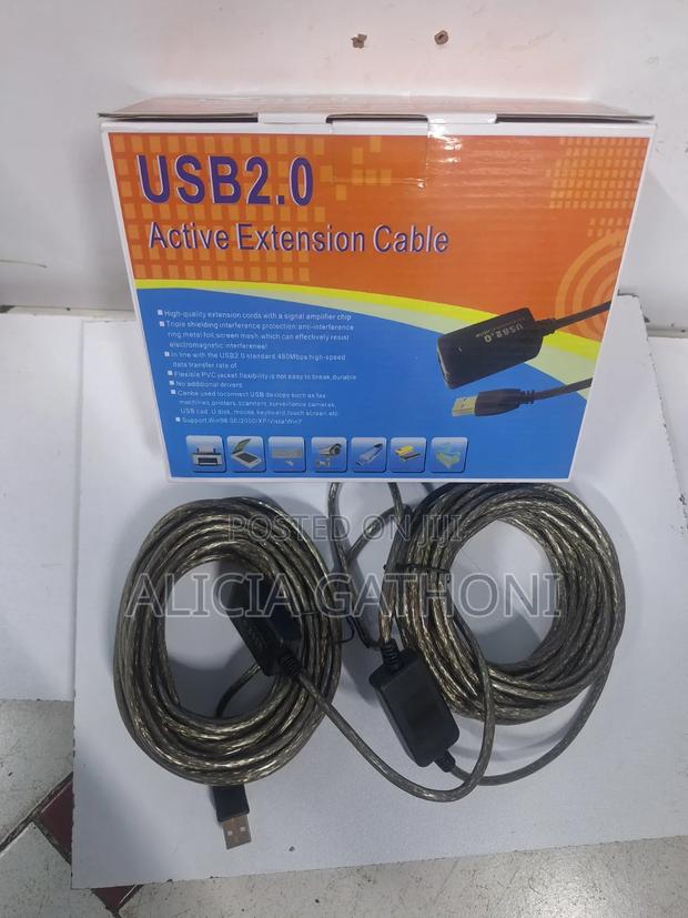 20mtrs USB Extension Cable With Signal Amplifier - thumbnail 2