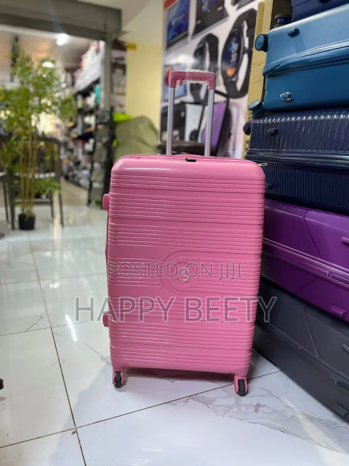 *Large Unbreakable Rubber Suitcases