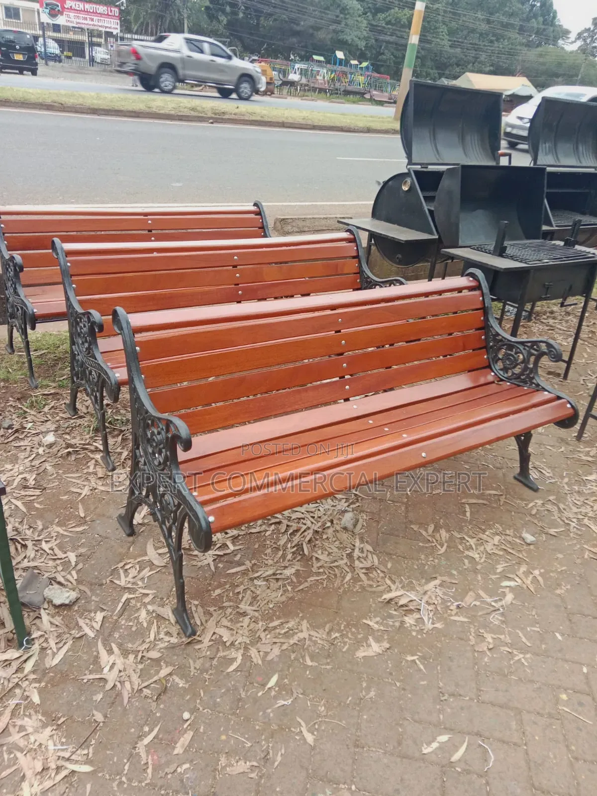 Outdoor Park Bench