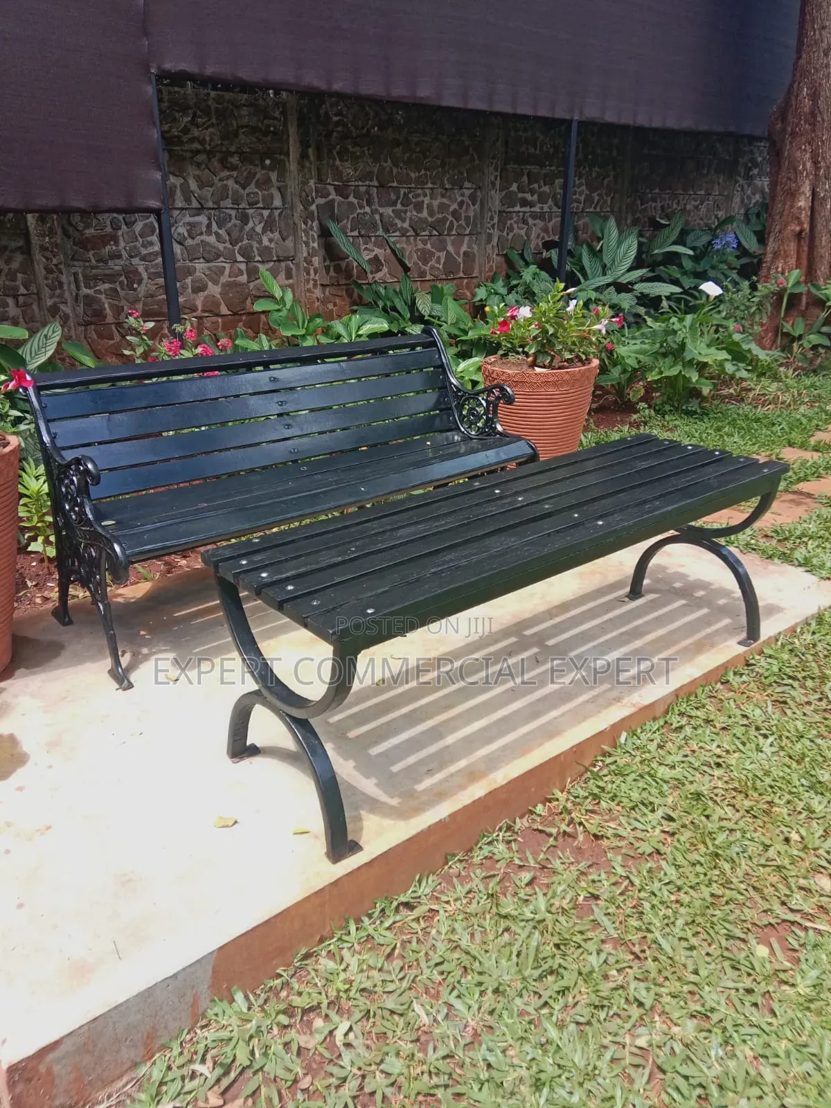 Outdoor Park Bench