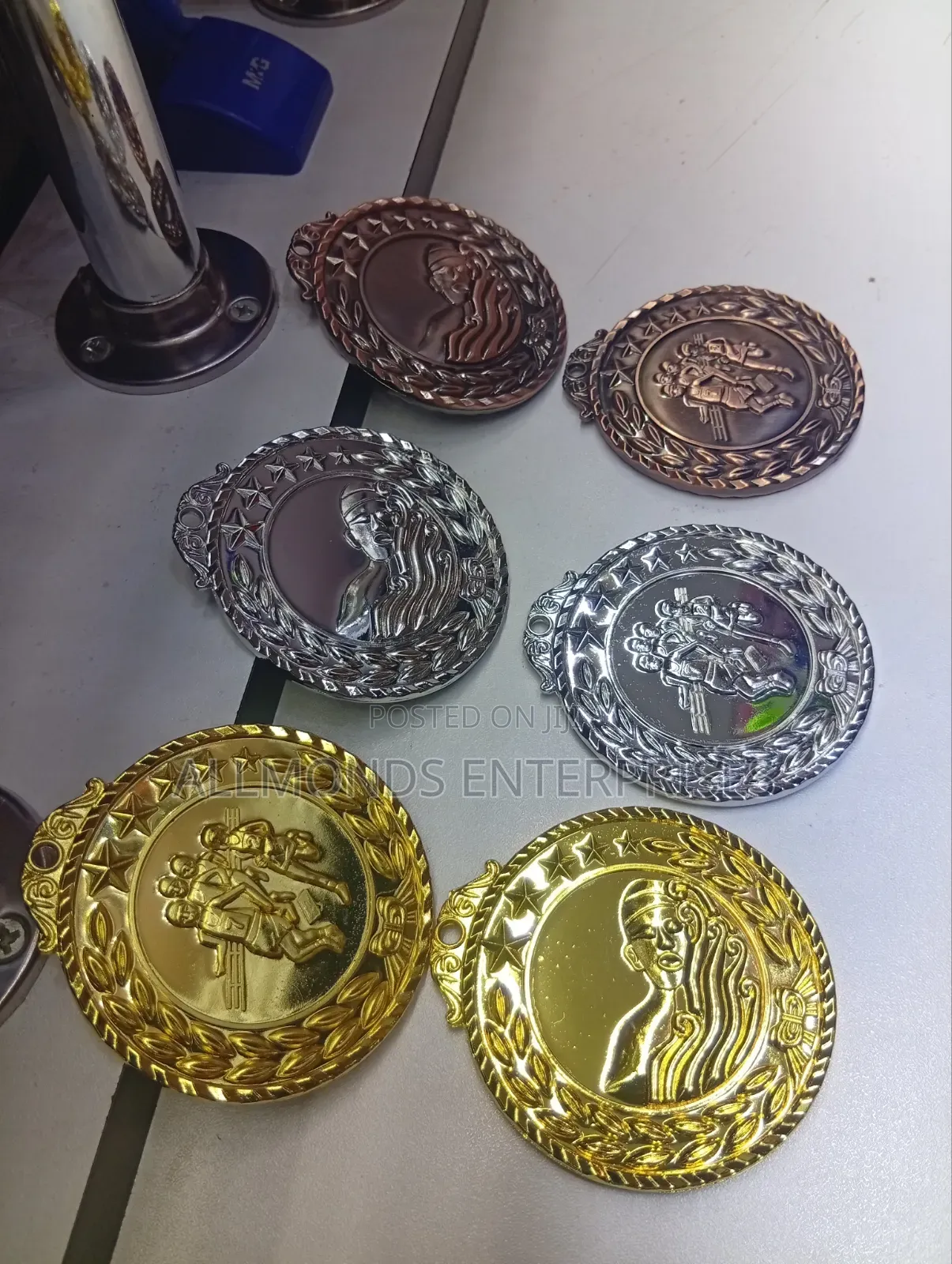 Swimming and Athletic Medals Without Lanyards