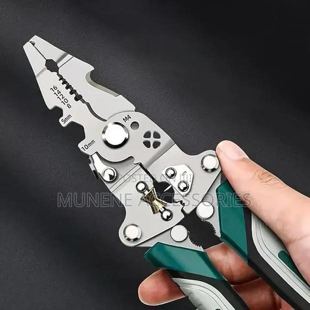 Foldable Wire Stripper Cutter Crimper 22-in-1 Heavy Duty Steel