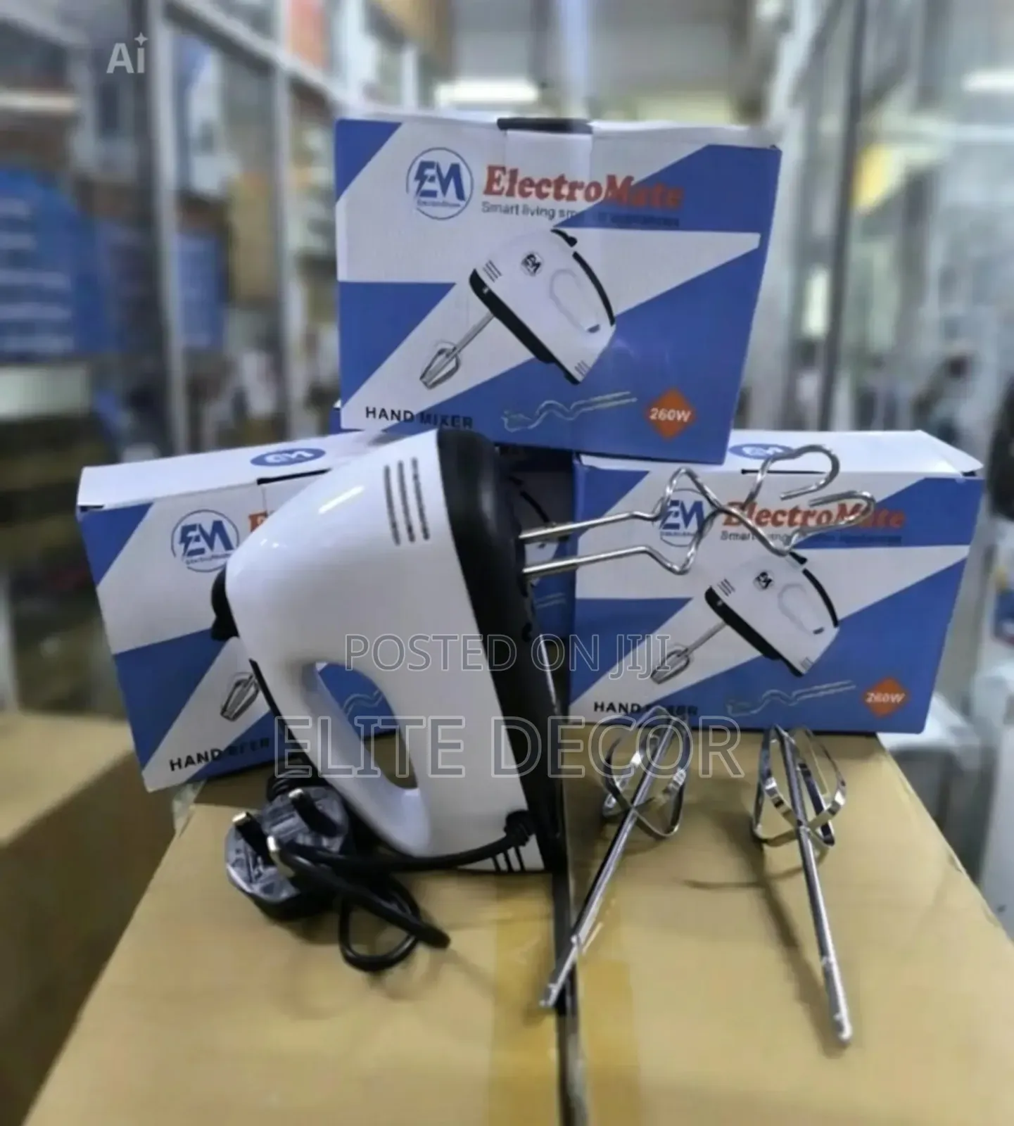 ElectroMate Hand Mixer | Electric Cake Mixer With Multiple Speeds