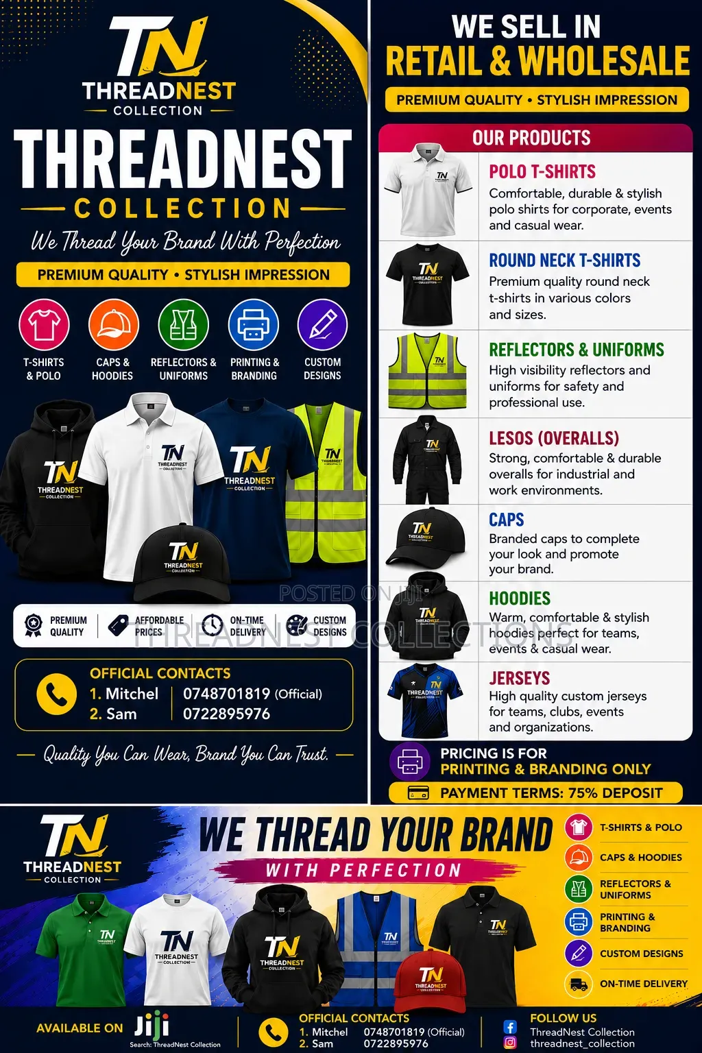 Custom Tshirt and Branding