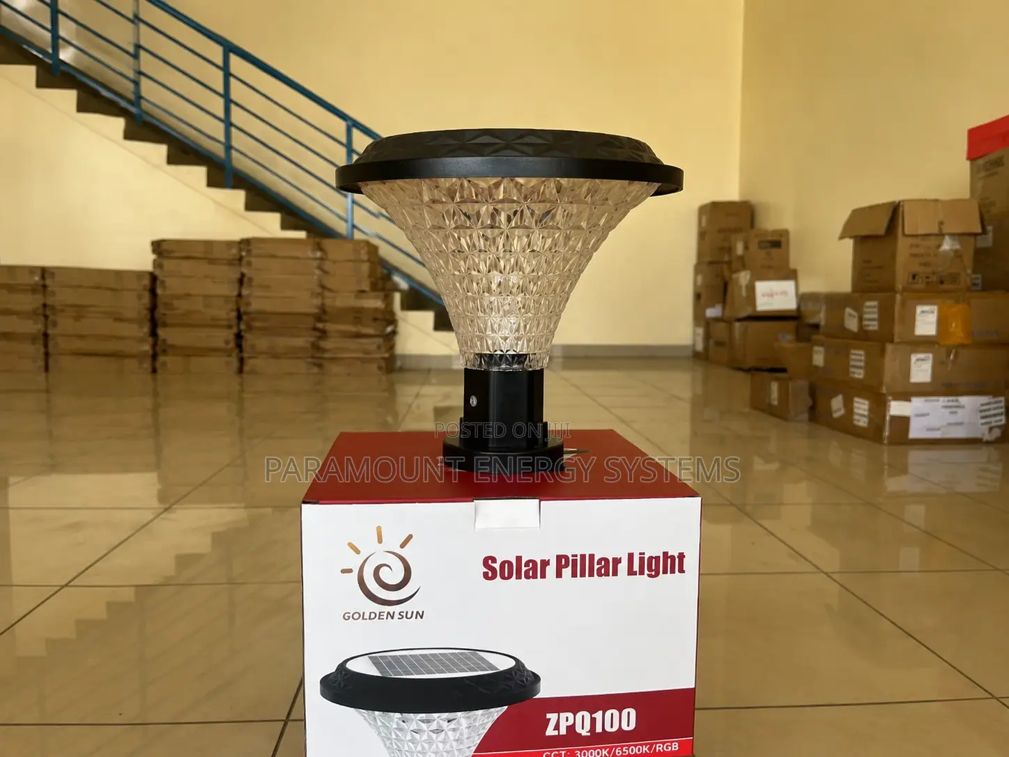 Solar Pillar Light