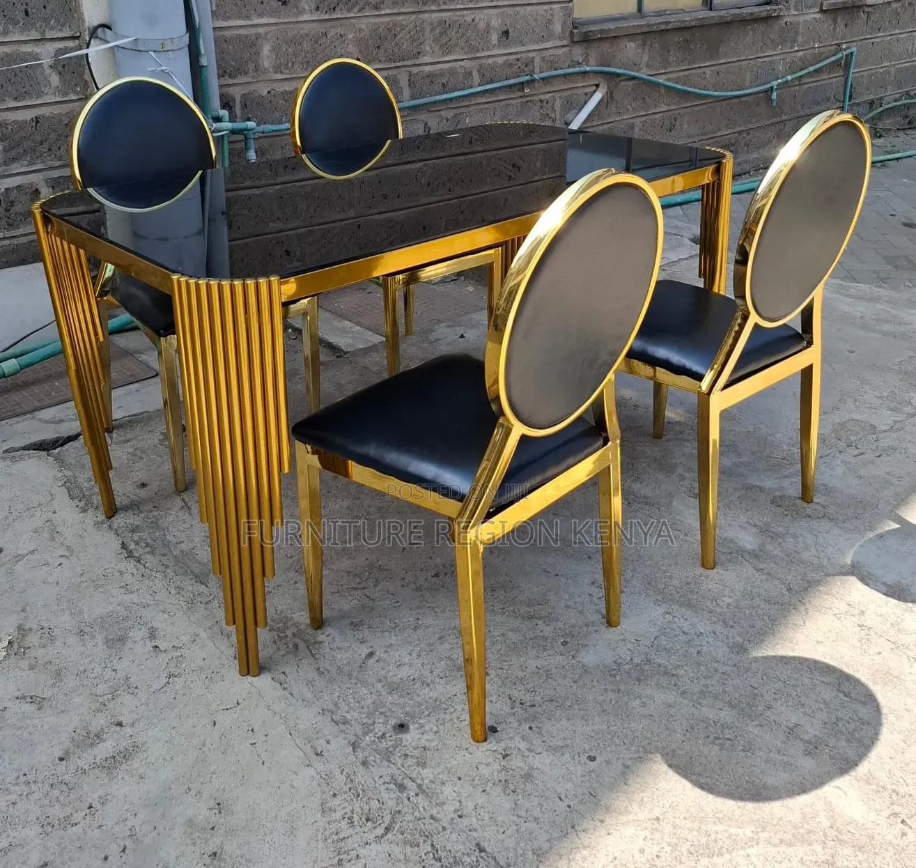 Imported Four-Seaters Dining Table