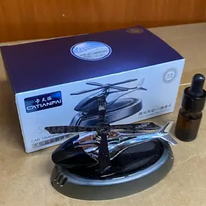 Car Fragrance With Solar Panel for Spinning When Exposed