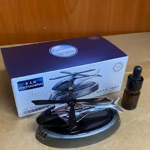 Car-Mounted Solar Rotating Airplane Aromath Erapy Ornaments-Gulong