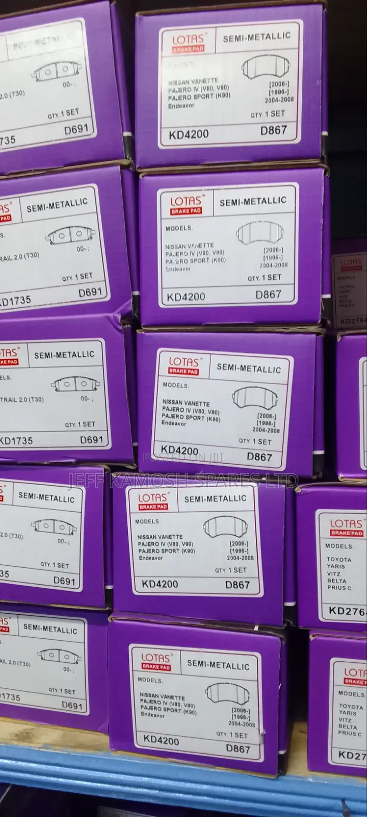Assorted Lotas Brake Pad/Lining Available