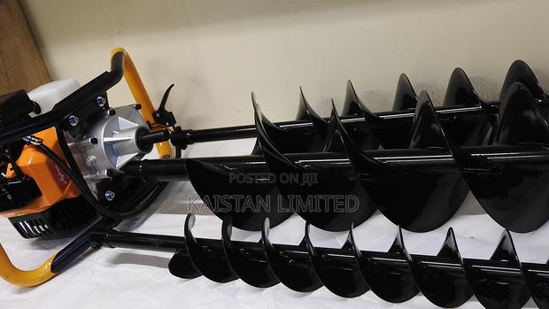 2-Stroke Heavy Duty Petrol Hole Digger Earth Auger Set Includes 3 Bit
