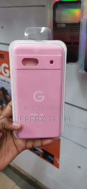 Pink Google Pixel 7a Hock-Absorbent Soft-Touch Silicone COVER