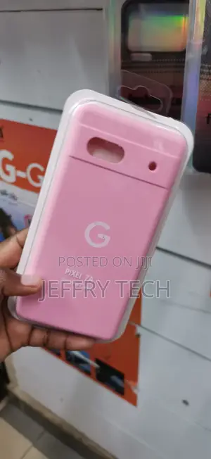 Pink Google Pixel 7a Hock-Absorbent Soft-Touch Silicone COVER
