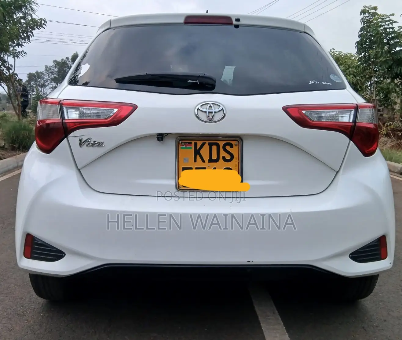 Toyota Vitz 2018 White