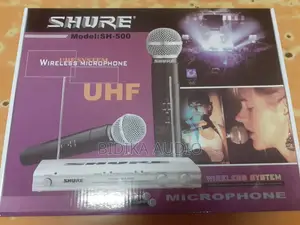 Shure Model SH-500 UHF Dual Wireless Microphone System
