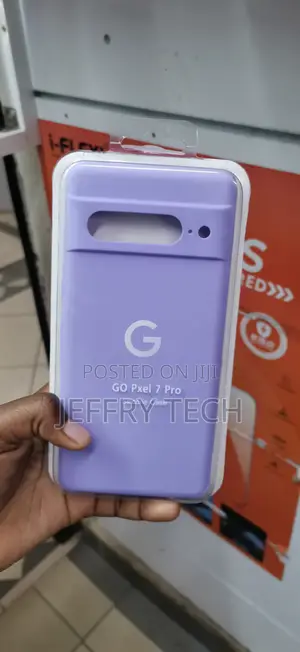 Google Pixel 7 Pro Lilac Silicone Case With a Soft Texture