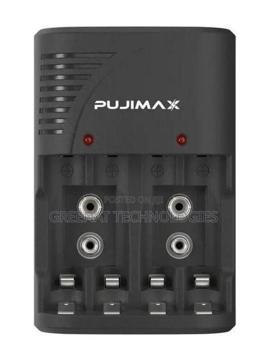 Pujimax Super Quick Battery Charger AA, AAA, 9av Batteries - thumbnail 2