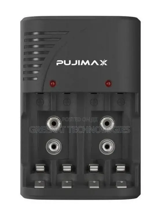 Pujimax Super Quick Battery Charger AA, AAA, 9av Batteries