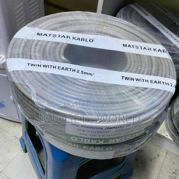 High Quality 90M Twin Earth 2.5mm Electrical Cable Roll - thumbnail 2