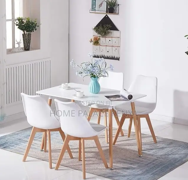 Dining Table: White Oak Albie Rectangular Dining Table
