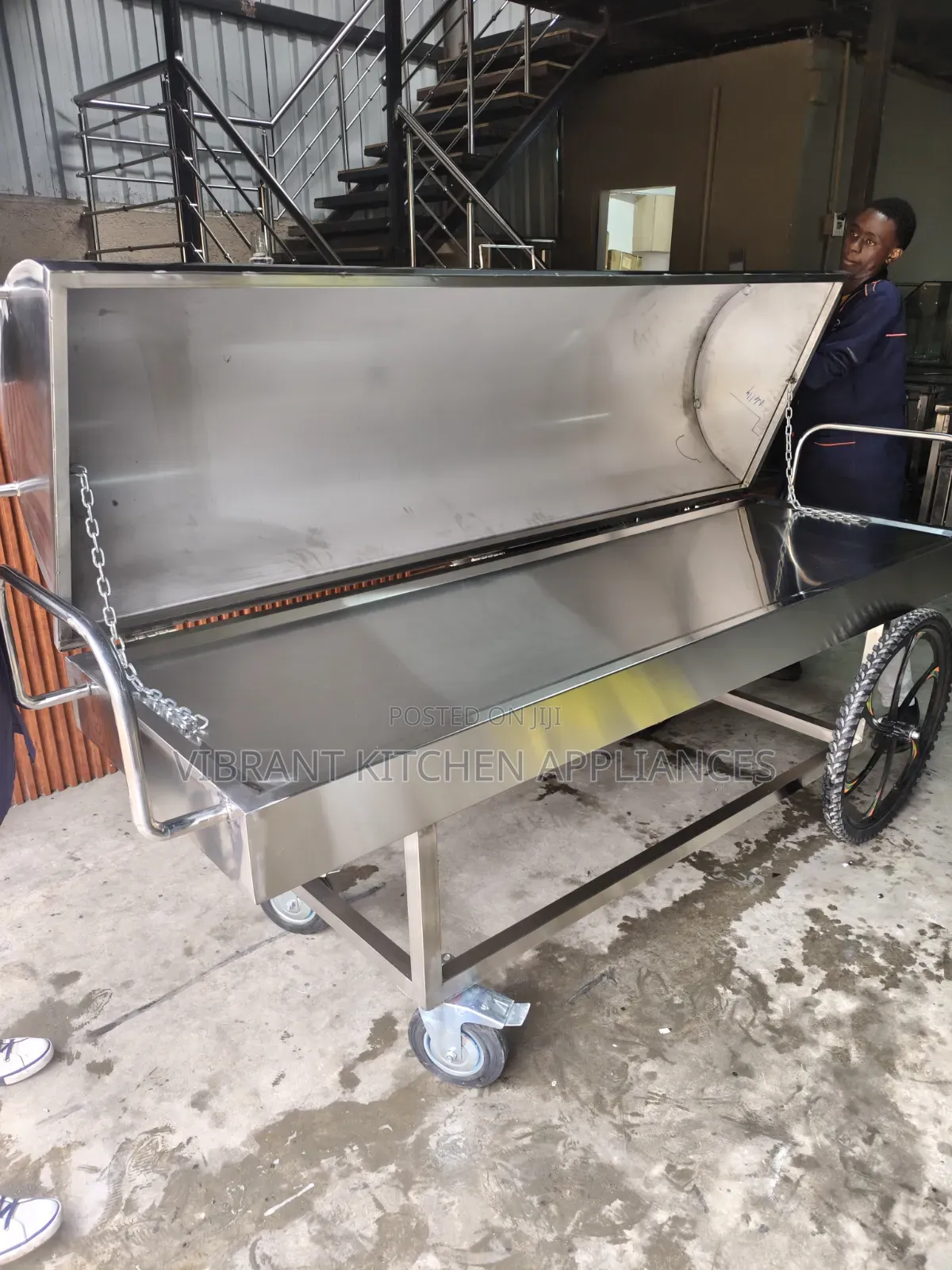 Stainless Steel Mortuary Trolley