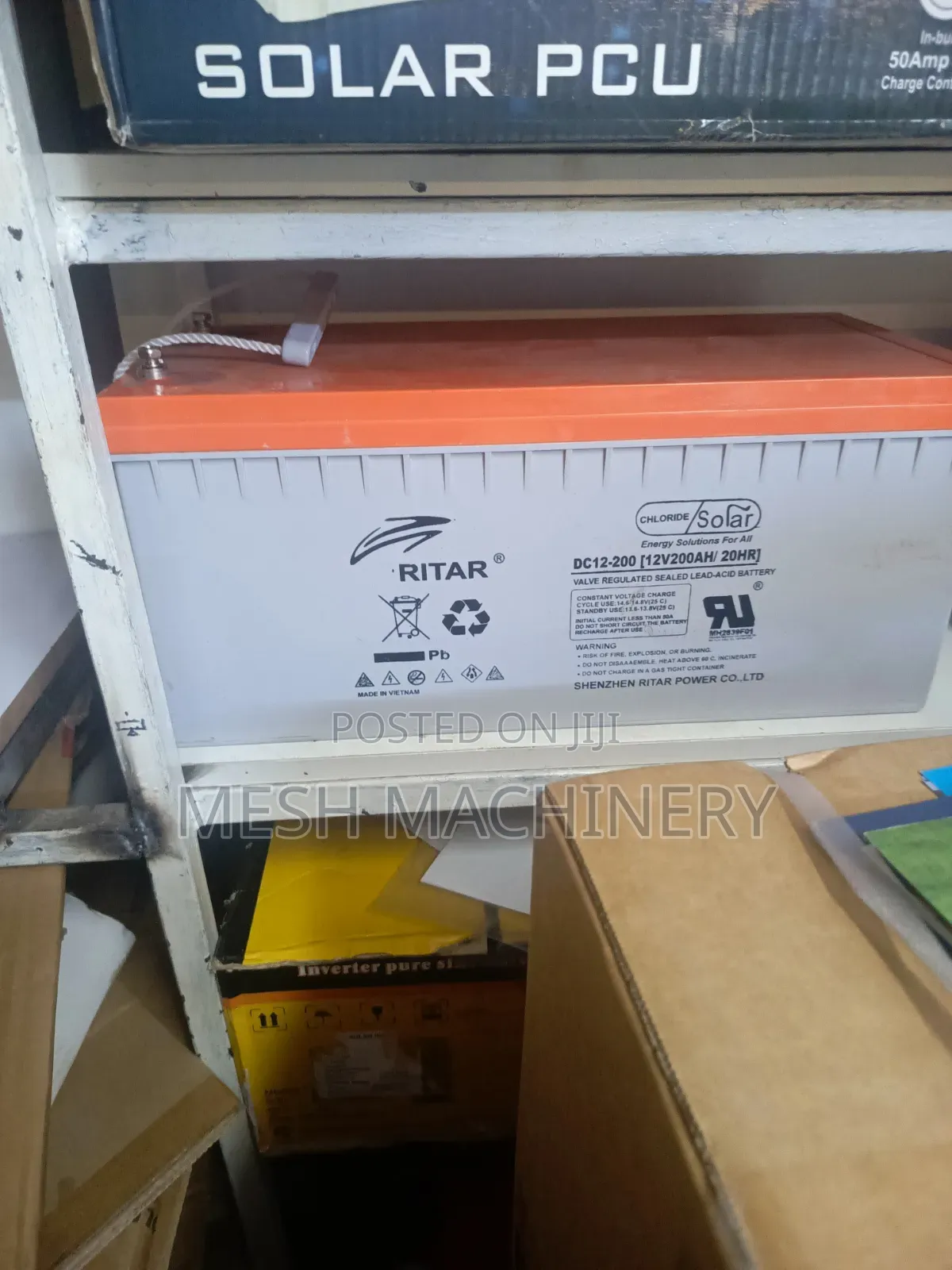 Ritar 12V 200ah Battery (Chlorides Solar)