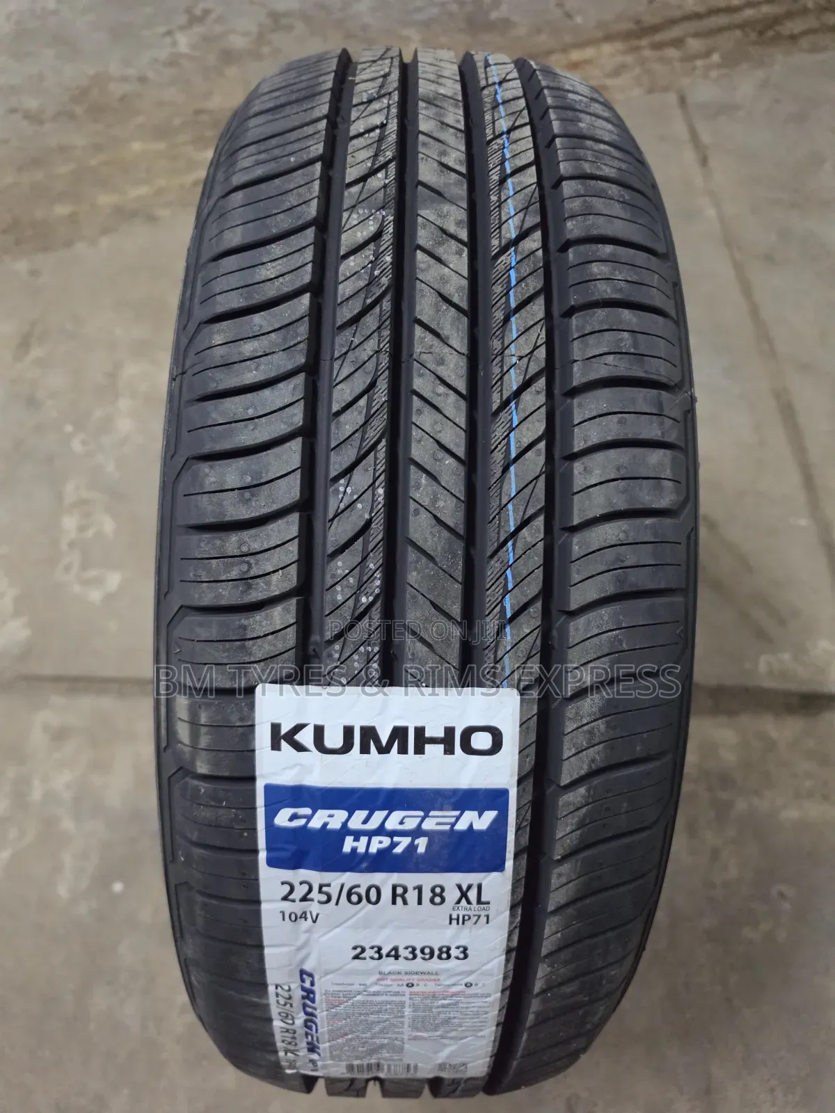 225 /60 R18 KHUMO TYRES (Korea)