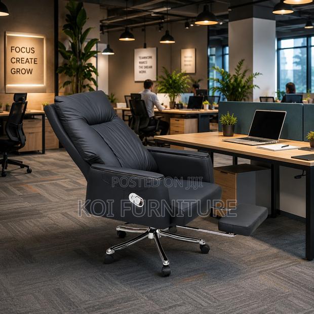 Office Chairs; Executive High Back Office Recliner Chairs - thumbnail 4