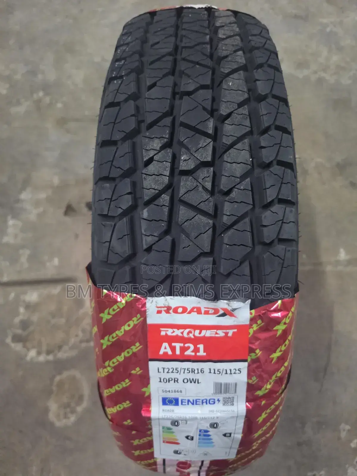 225 /75 R16 Roadx Tires (All Terrain)