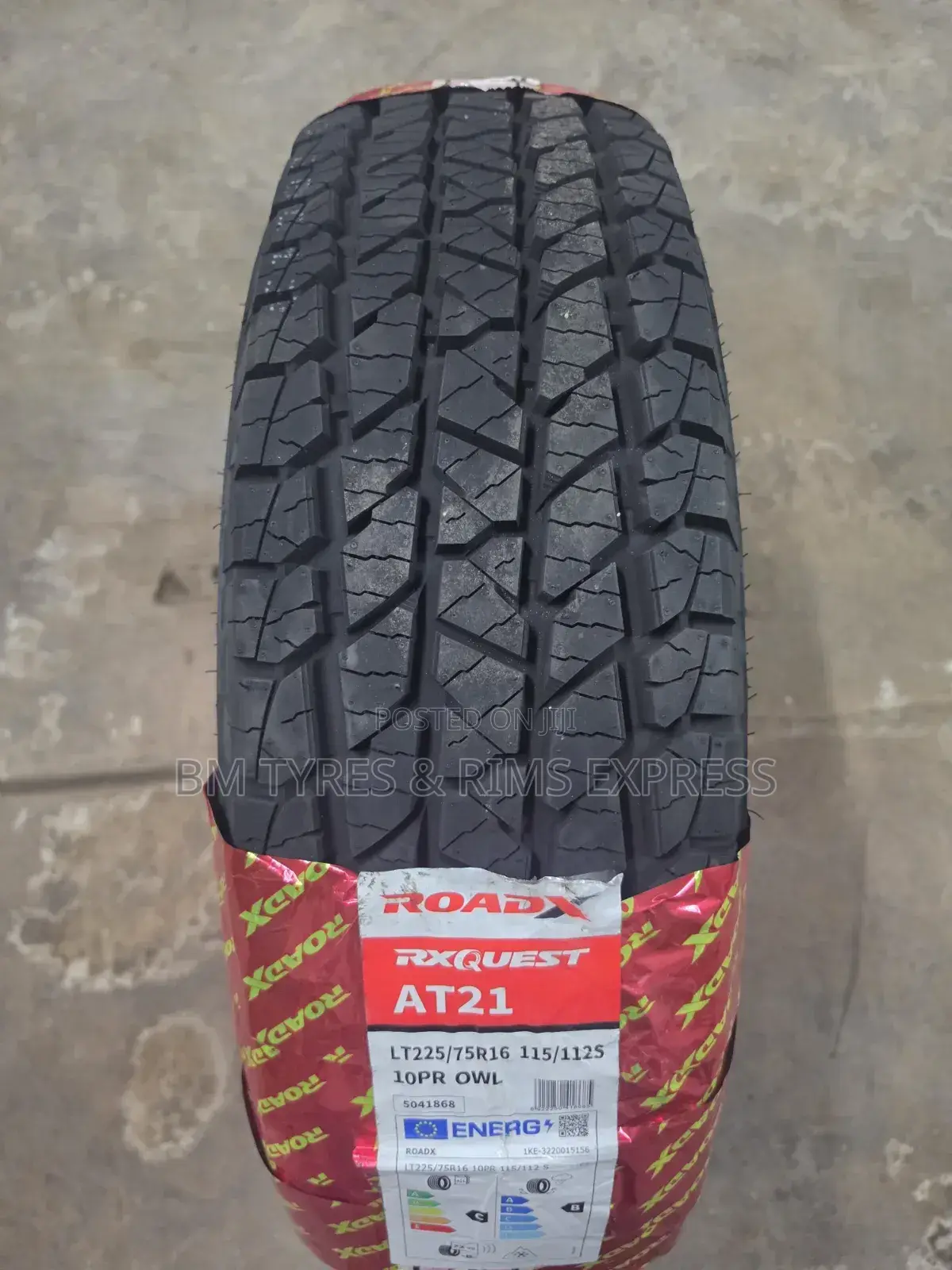 225 /75 R16 Roadx Tires (All Terrain)
