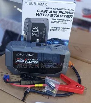Euromax 12v Car Jump Starter Kit With Tyre Inflator