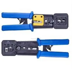 Premium RJ45 Pass Through Crimp Tool for Network Cables