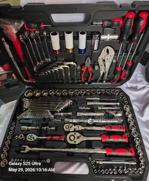 129-Piece Professional Socket & Hand Tool Set With Carry Case