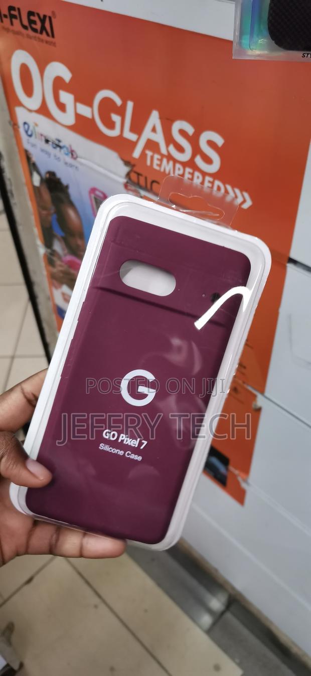 Maroon- GO Pixel 7 Silicone Case - thumbnail 2