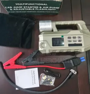 Digital Jump Starter,tyre Inflator and Adjustable Flashlight