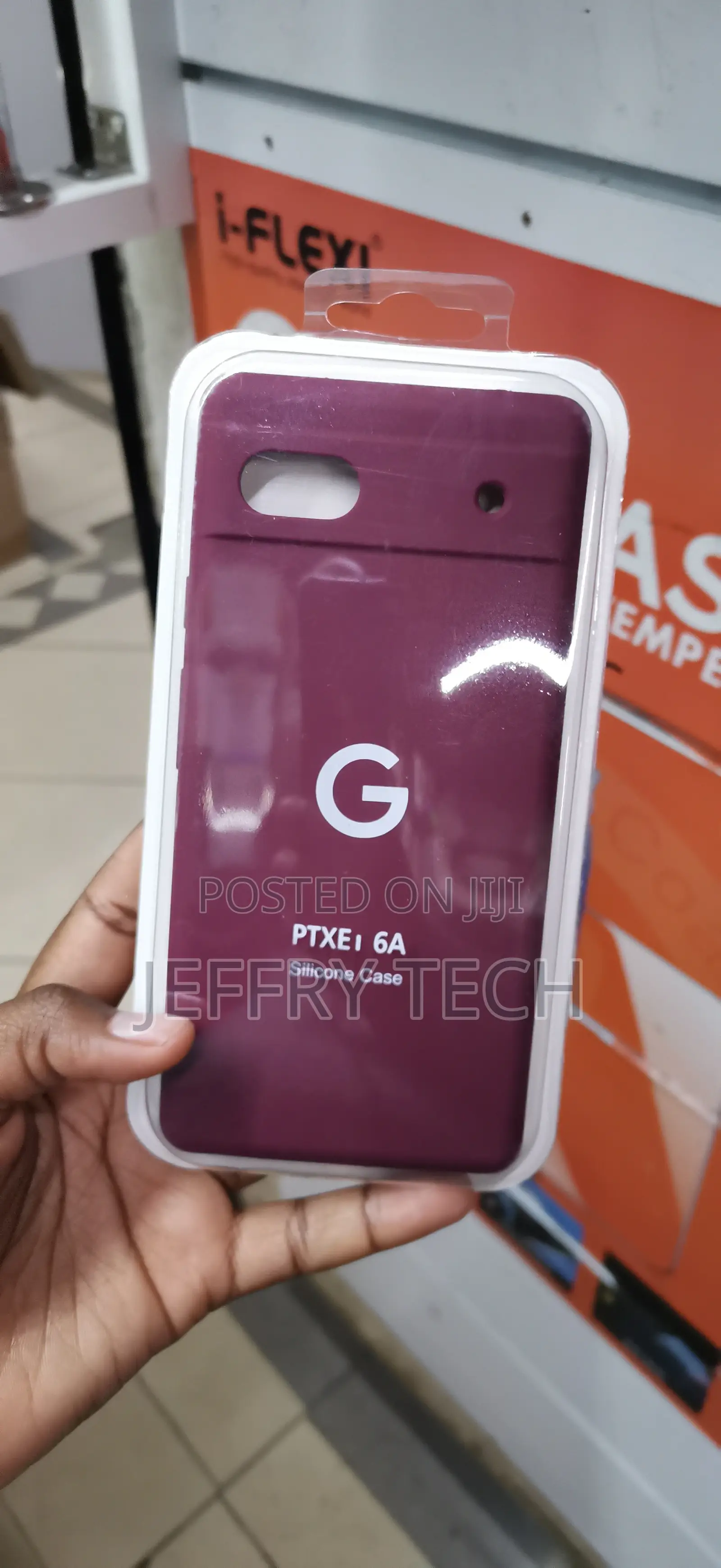 Deep Burgundy / Maroon Horizontal Cutout CASE-Google Pixel 6a
