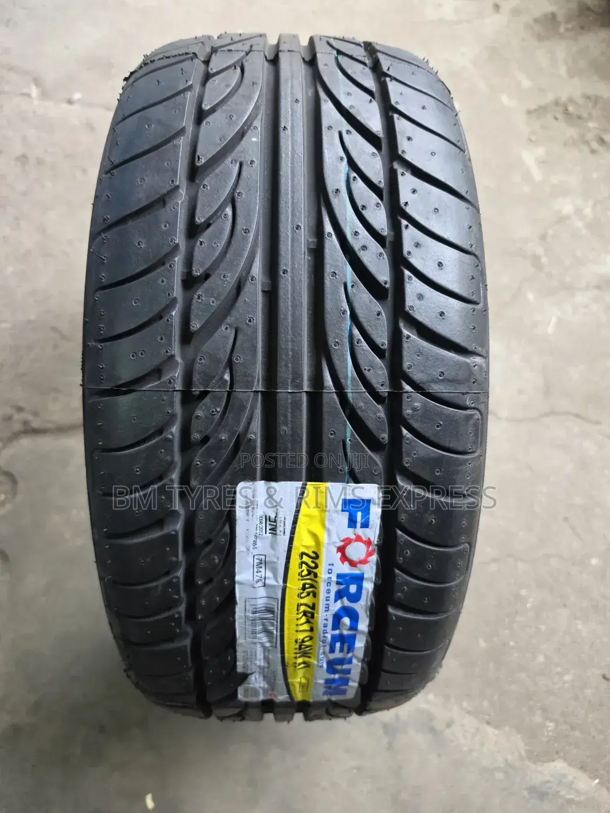 225 /45 R17 FORCIUM TIRES (Indenesia)