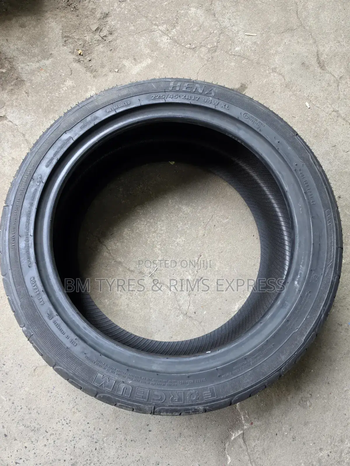 225 /45 R17 FORCIUM TIRES (Indenesia)
