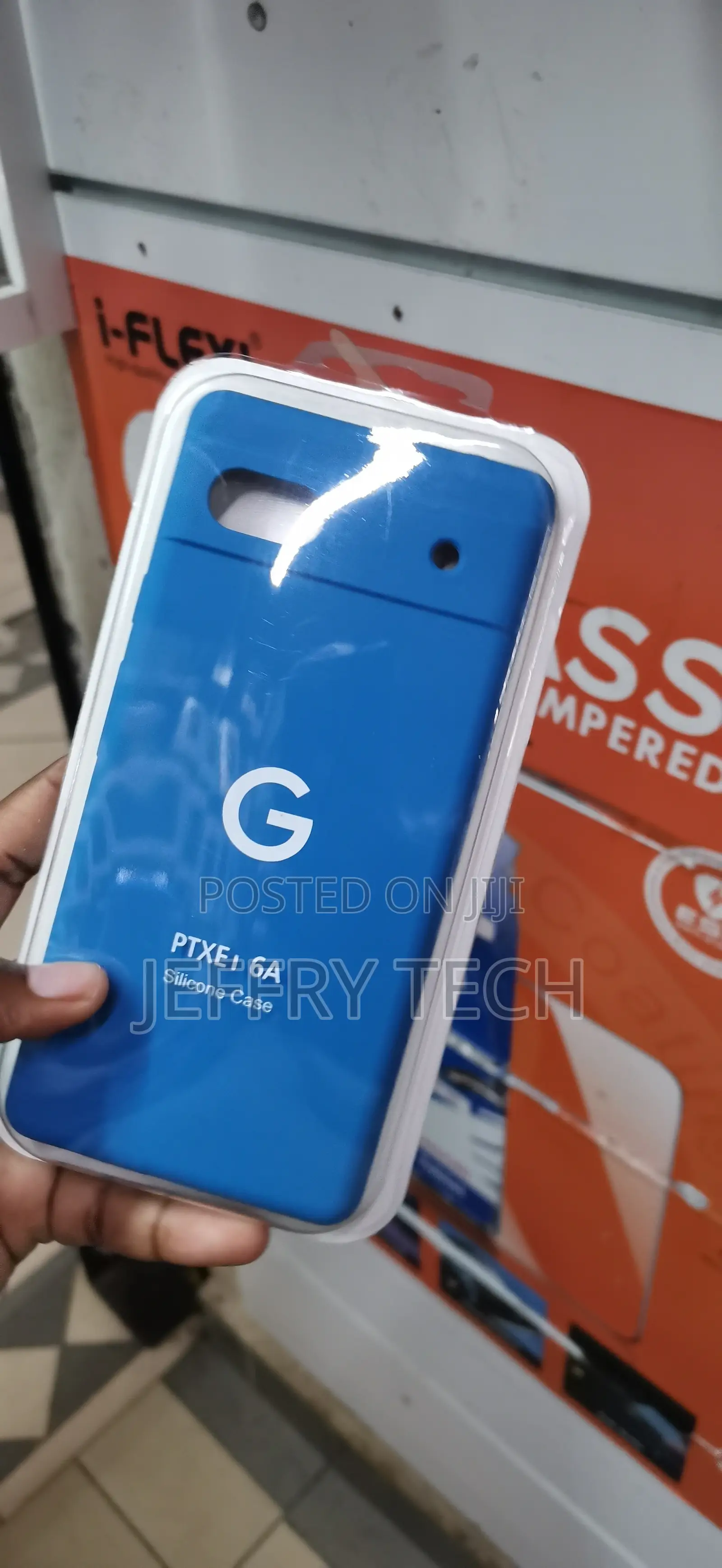 Bright Blue Silicone Protective Phone Case-Google Pixel 6a