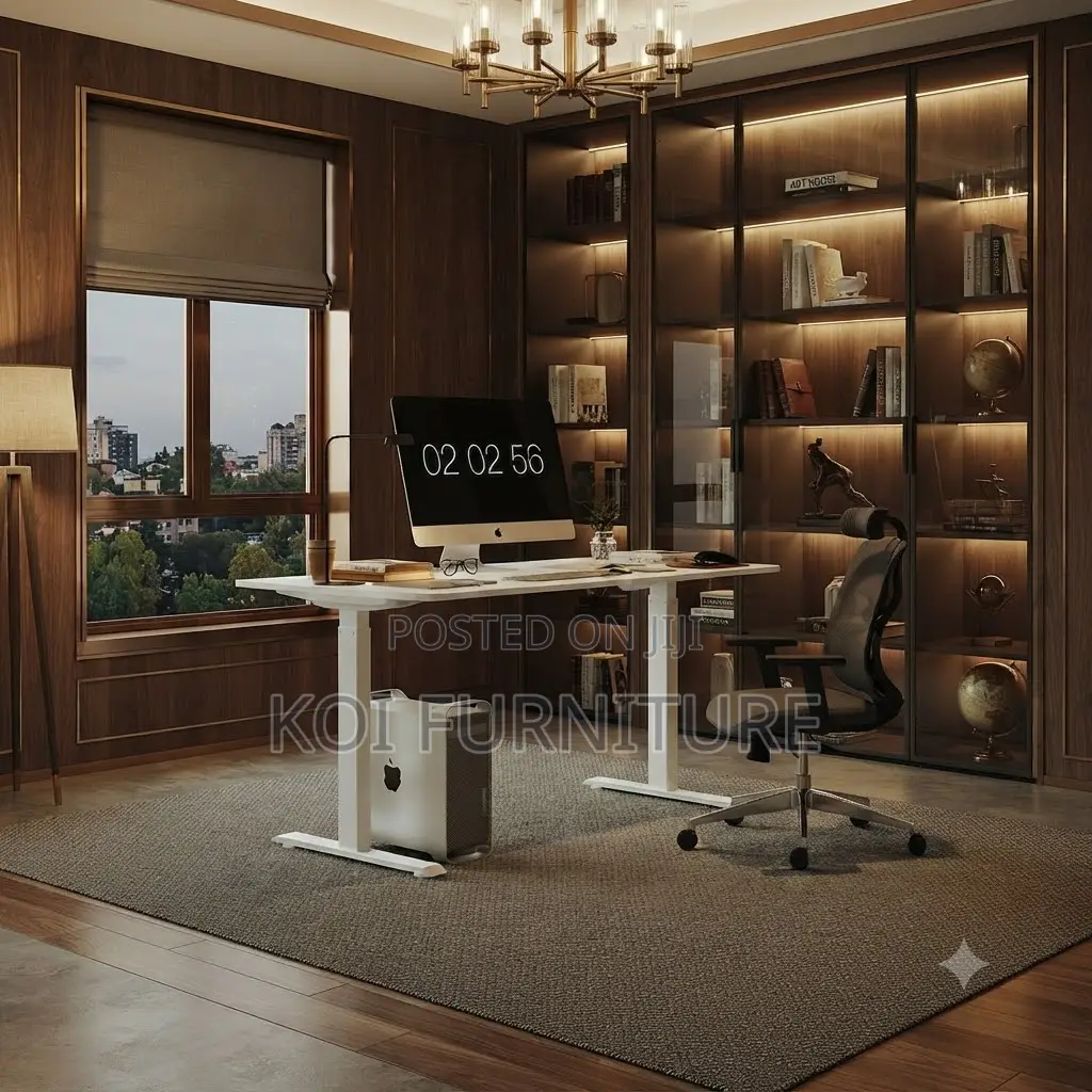 Office Desk; 1.8 Meters Electric Height Stand Table
